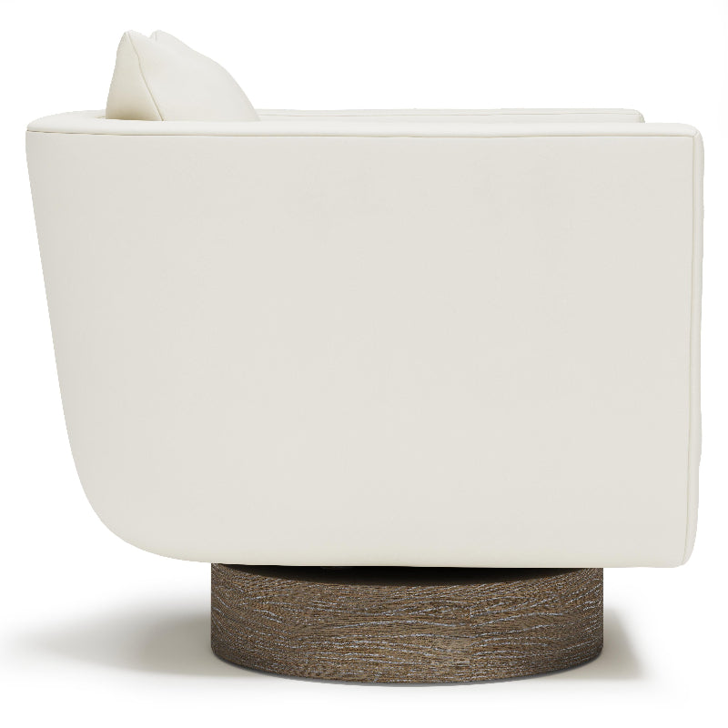Gemma Leather Swivel Chair