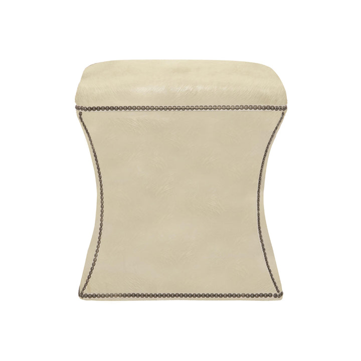 Roscoe Leather Ottoman