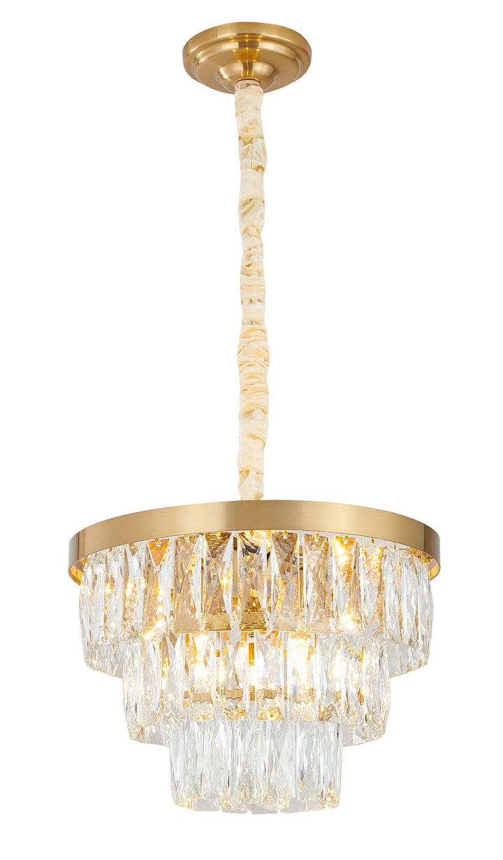OC32C16G Six Light Chandelier