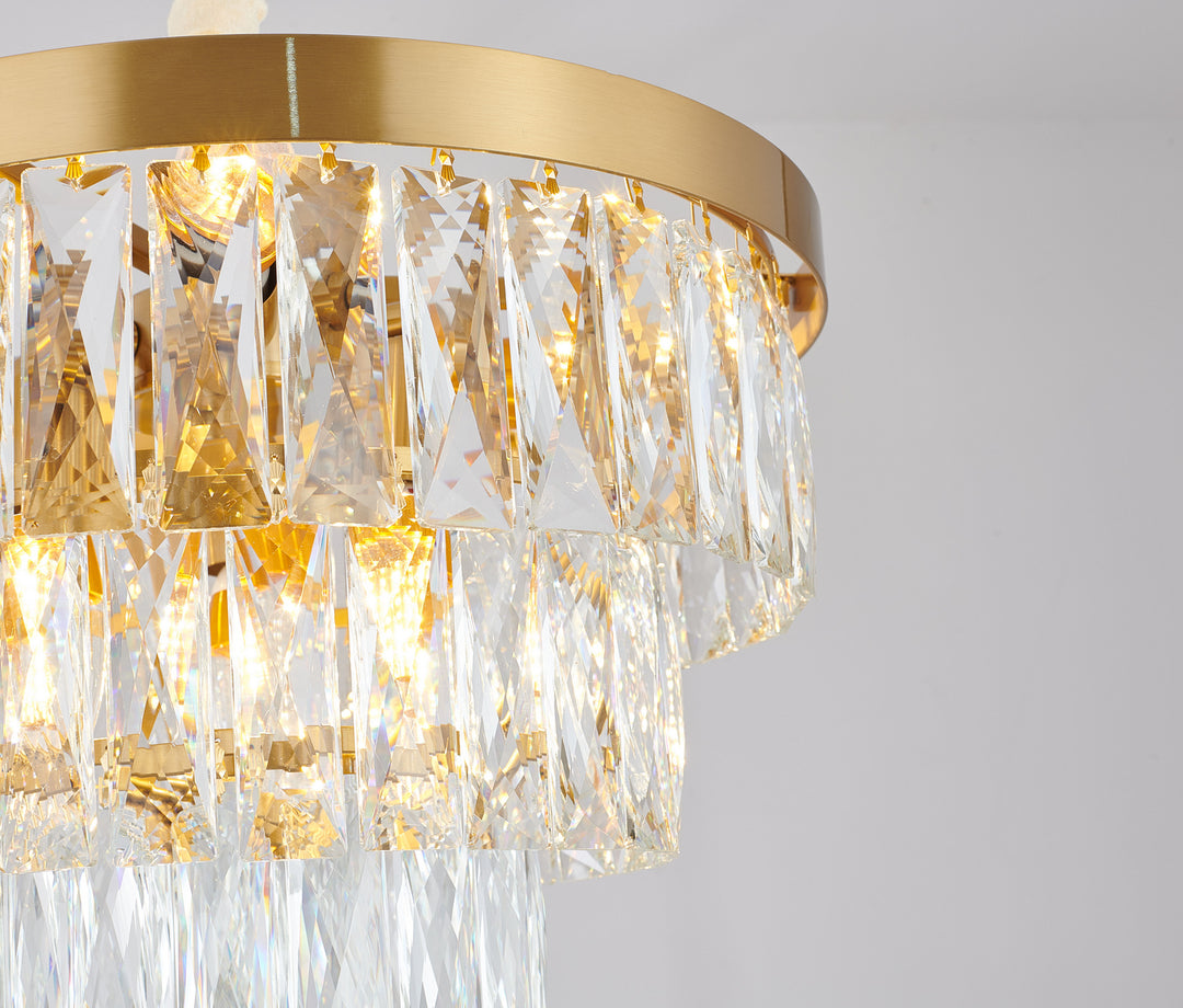OC32C16G Six Light Chandelier