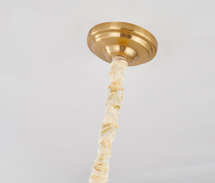 OC32C16G Six Light Chandelier