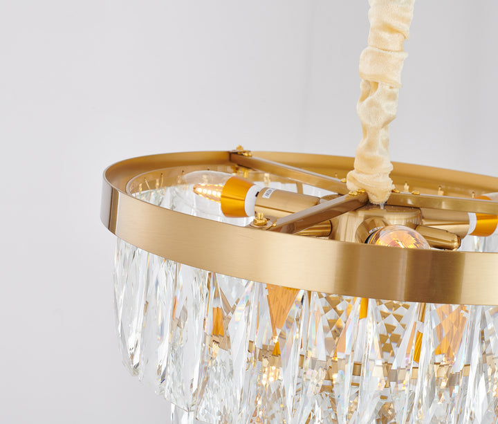 OC32C16G Six Light Chandelier