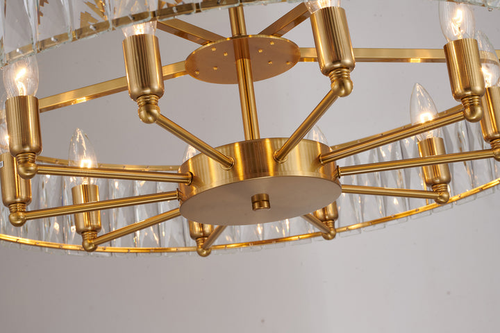 OC42C28G Ten Light Chandelier