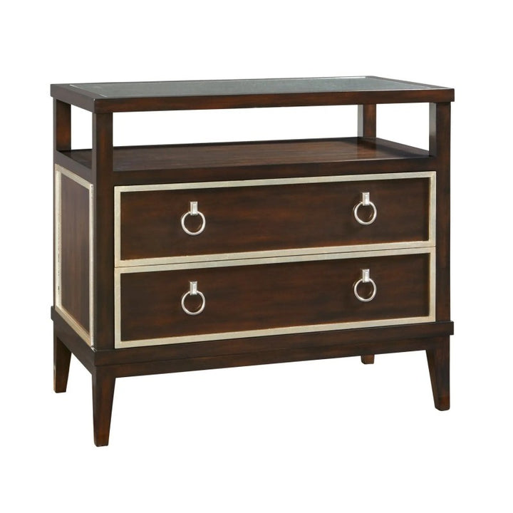 Palo Alto Nightstand 2-Drawer Large