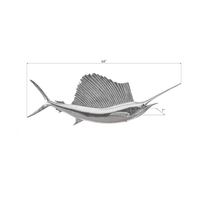 Sail Fish Wall Sculpture