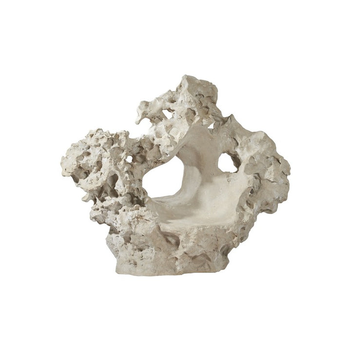 Colossal Cast Stone Sculpture with Seat