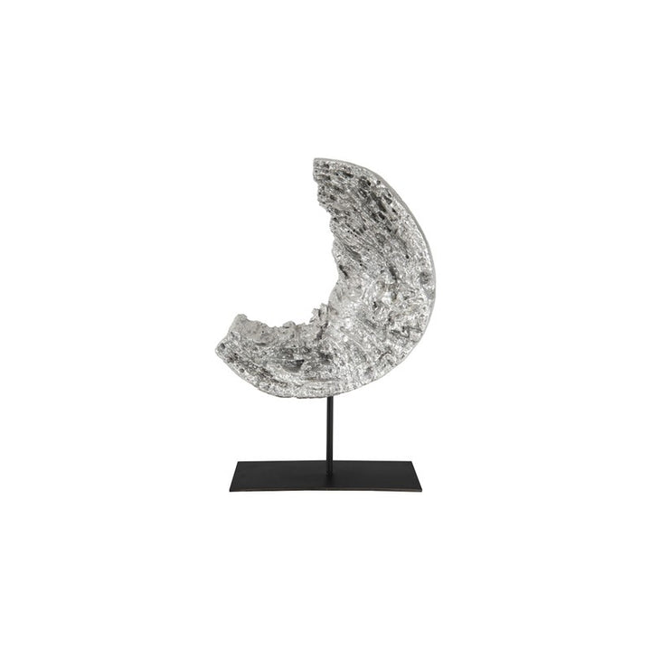 Cast Eroded Wood Circle on Stand