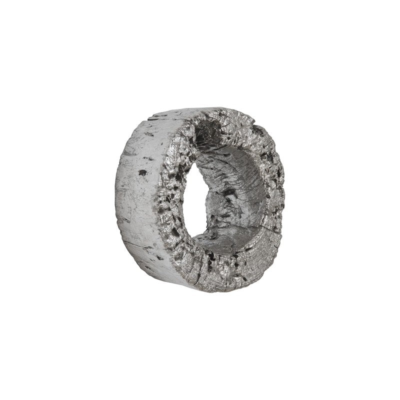 Cast Eroded Wood Circle Wall Tile