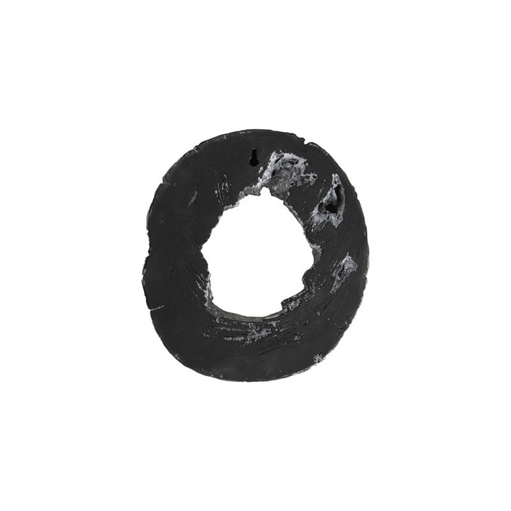 Cast Eroded Wood Circle Wall Tile