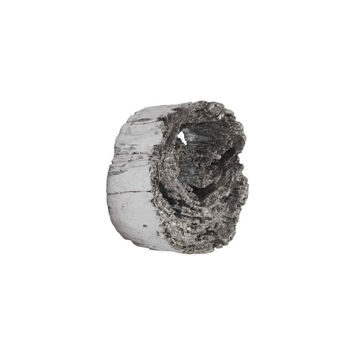 Cast Eroded Wood Circle Wall Tile