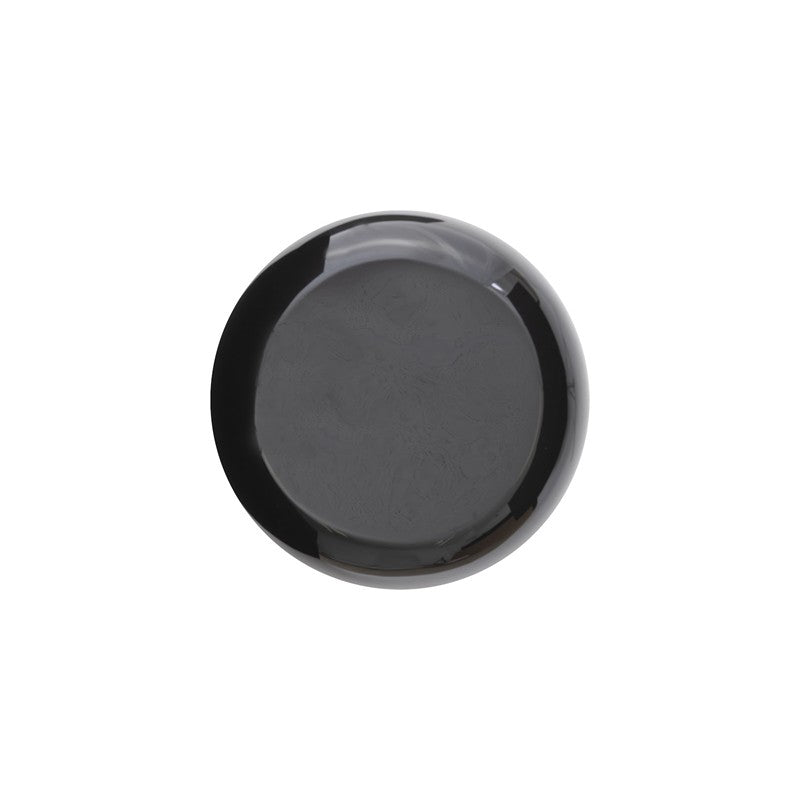 River Stone Side Table, Gel Coat Black