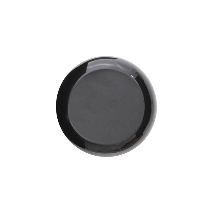River Stone Side Table, Gel Coat Black