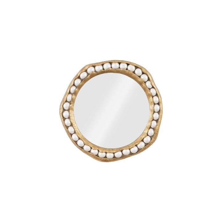 Pearl Mirror, Gold Leaf