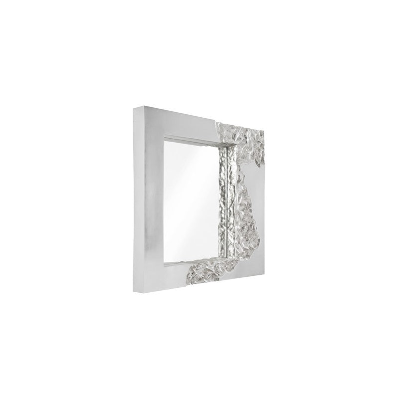 Mercury Mirror, Square, Silver Leaf