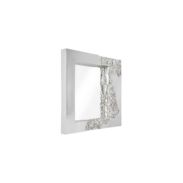 Mercury Mirror, Square, Silver Leaf