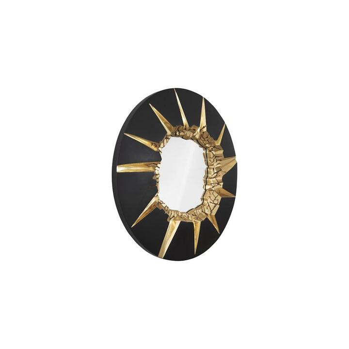 Circular Cracked Mirror