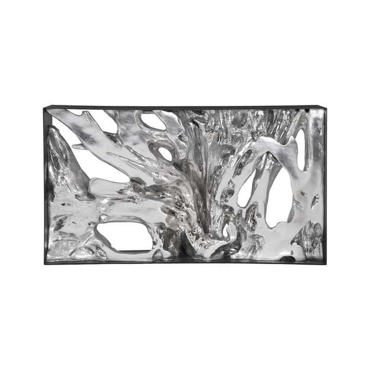 Cast Root Metal Framed Console Table