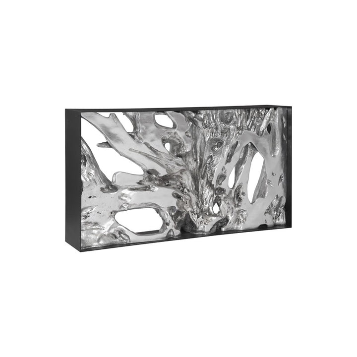Cast Root Metal Framed Console Table