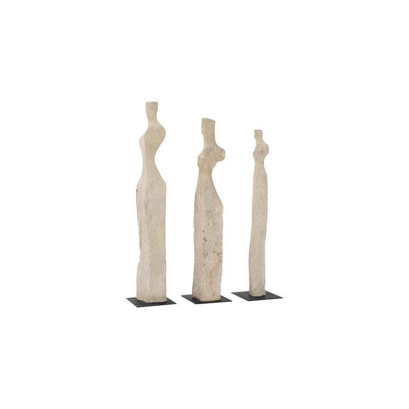 Cast Women Sculptures, Roman Stone