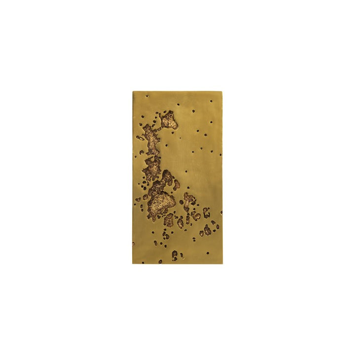 Splotch Wall Art, Rectangle, Gold Leaf