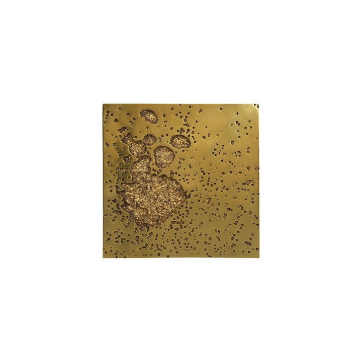 Splotch Wall Art, Square, Gold Leaf