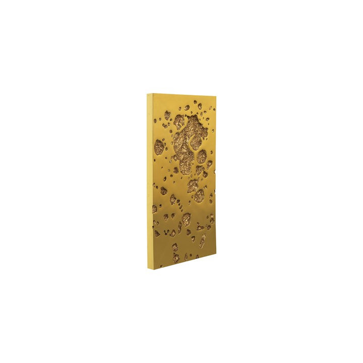 Splotch Wall Art, Rectangle, Gold Leaf