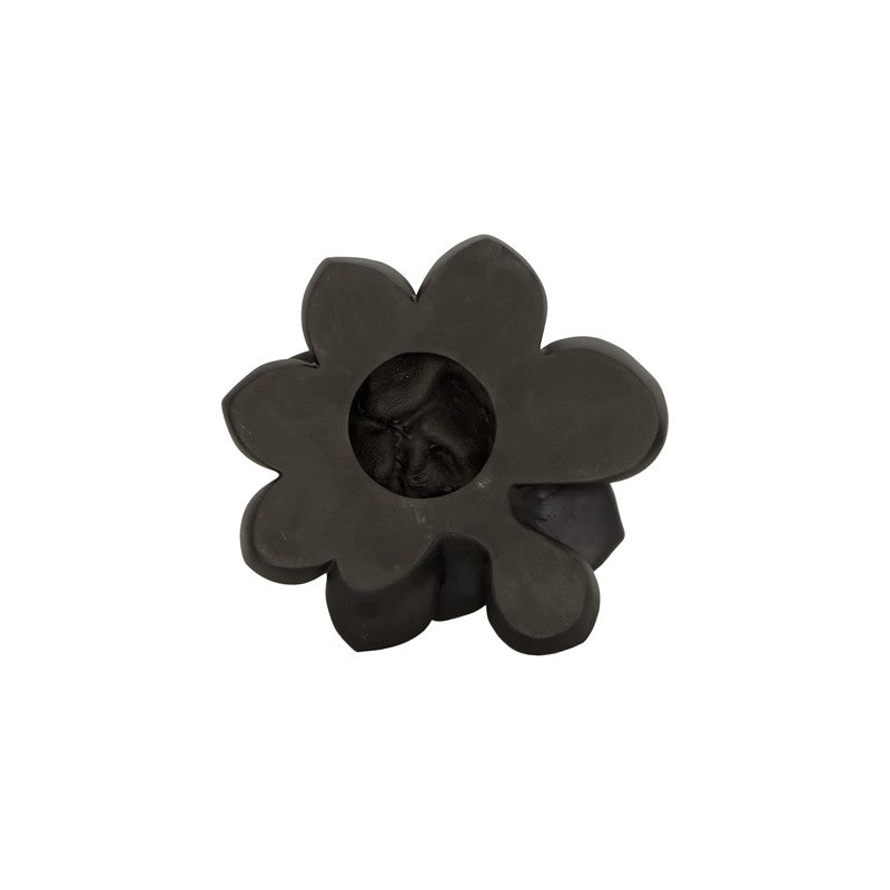 Laui Succulent Wall Art, Smooth Matte Black