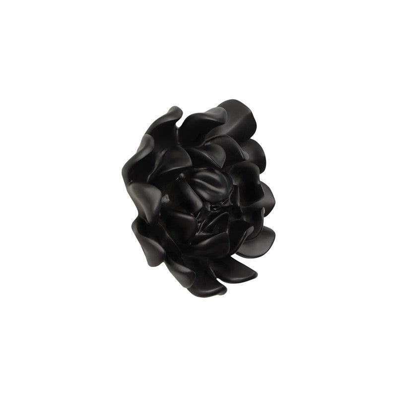 Topsy Turvy Succulent Wall Art, Smooth Matte Black