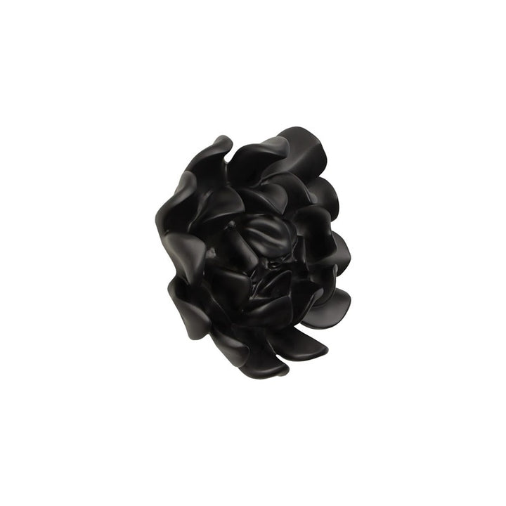 Topsy Turvy Succulent Wall Art, Smooth Matte Black