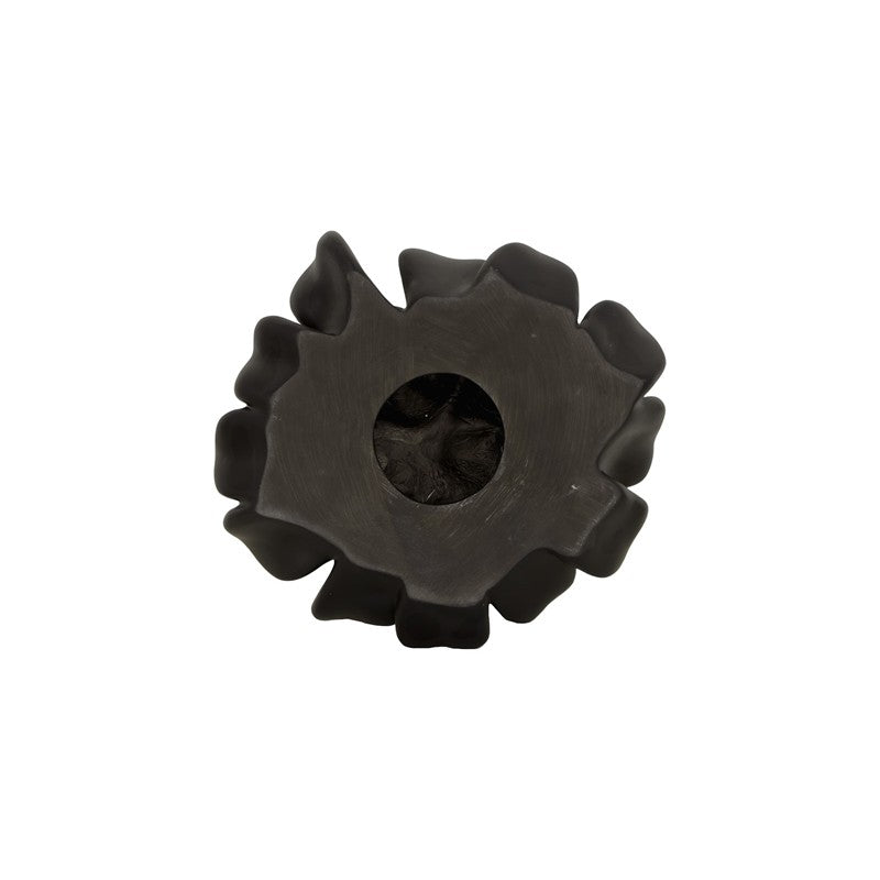 Topsy Turvy Succulent Wall Art, Smooth Matte Black