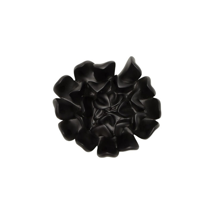 Topsy Turvy Succulent Wall Art, Smooth Matte Black