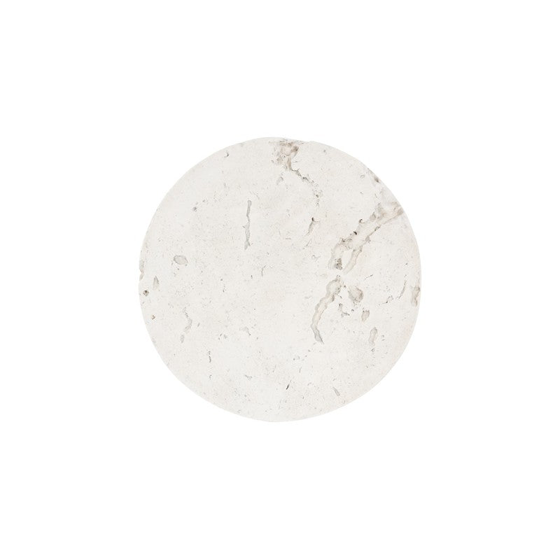 Cast Cheese Stone Coffee Table, Round