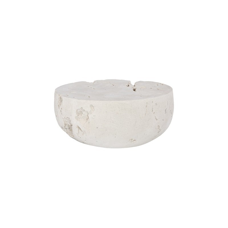 Cast Cheese Stone Coffee Table, Round