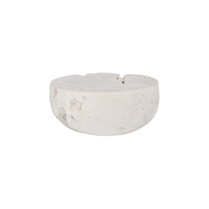 Cast Cheese Stone Coffee Table, Round