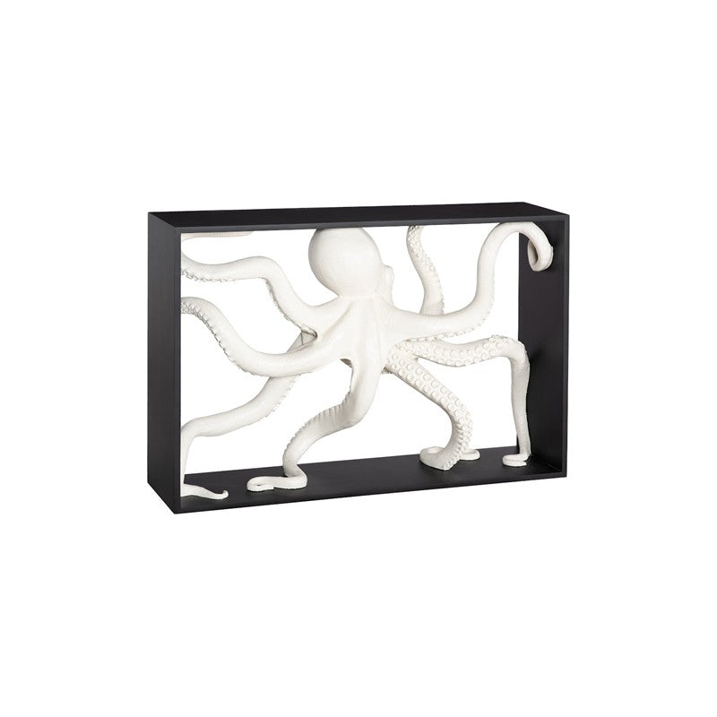 Octo Framed Console Table, Wood Frame