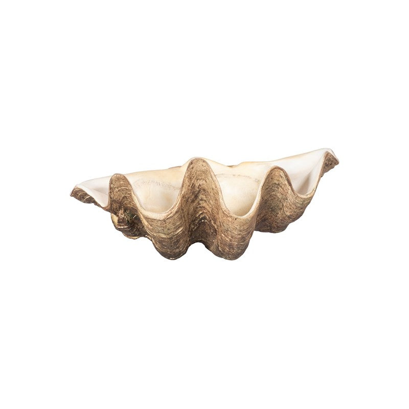 Cast Clam Shell Bowl, Faux Finish, SM