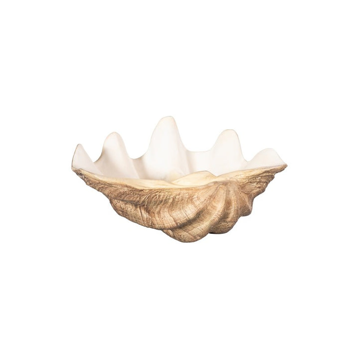 Cast Clam Shell Bowl, Faux Finish, SM