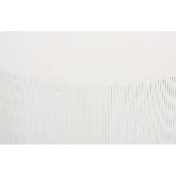 Groovy Coffee Table, White Stone