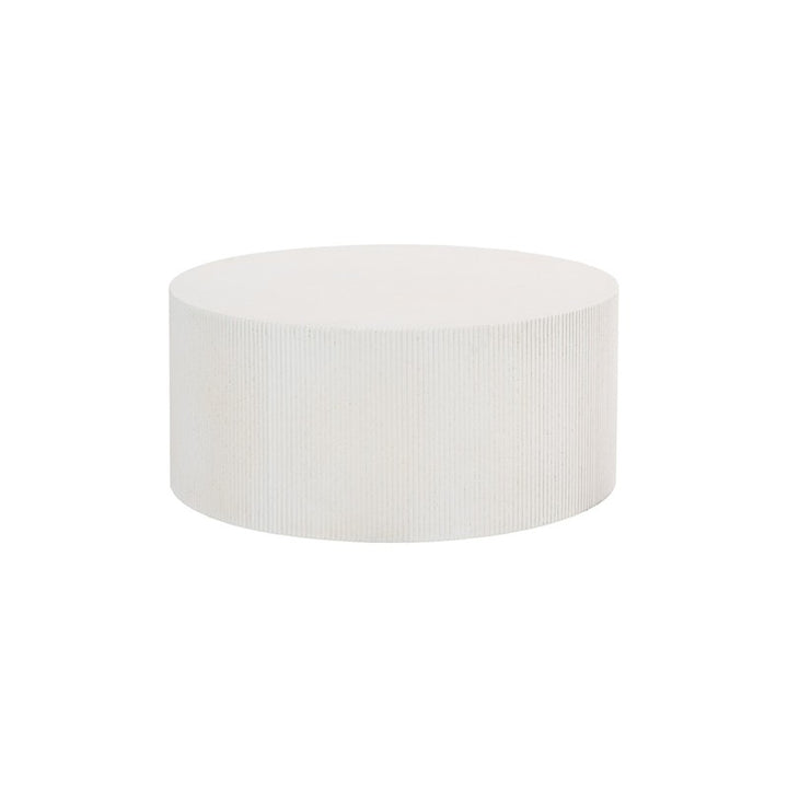 Groovy Coffee Table, White Stone