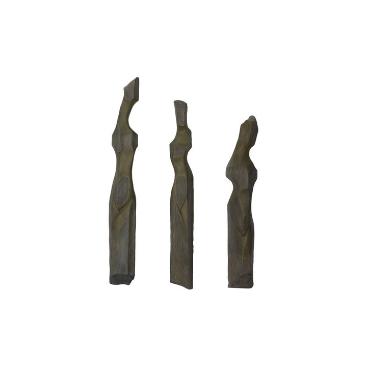 Cast Women Wall Art, F, Splinter Stone Finish