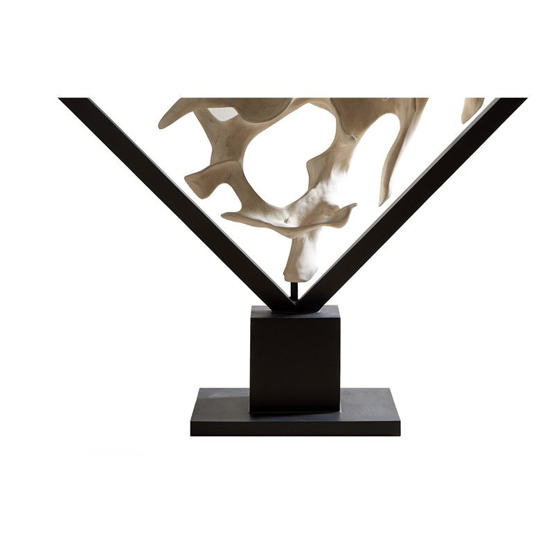 Cast Revolving Diamond Sculpture