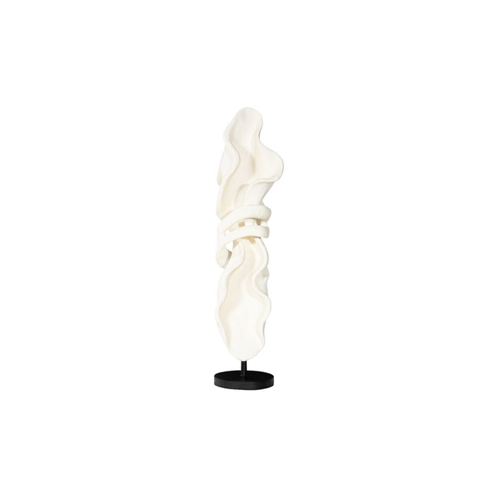 Cast Dancing Sculpture, Pirouette, Faux Bleached