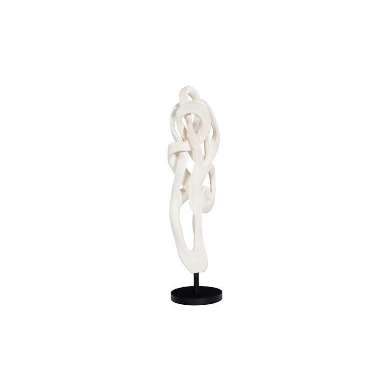 Cast Dancing Sculpture, Passé, Faux Bleached