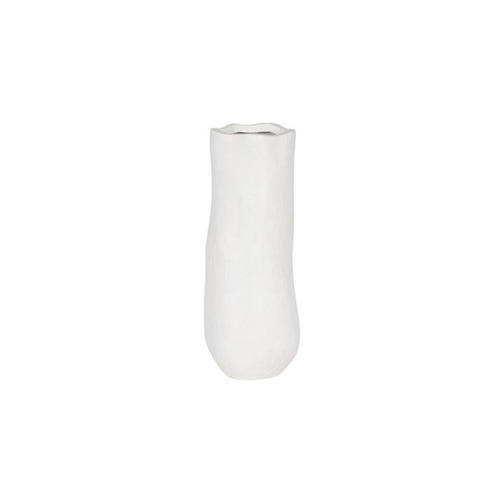 Organic Tall Vase, White
