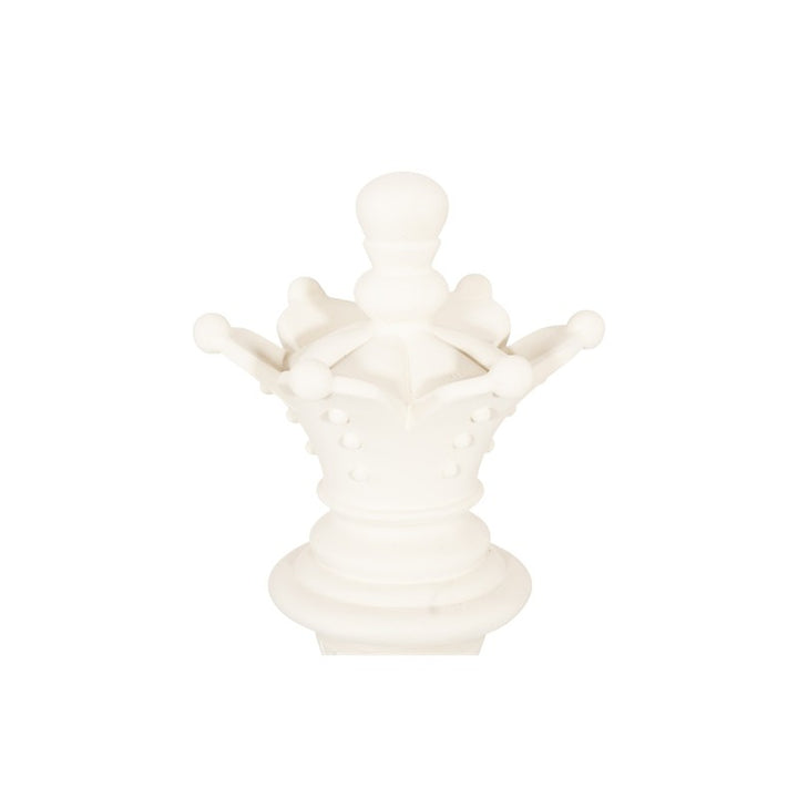 Queen Chess Sculpture, Cast Stone White, Small