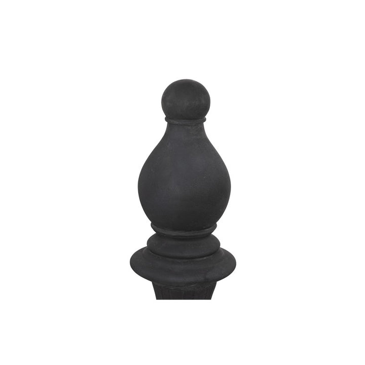 Bishop Chess Sculpture, Cast Stone Black, Small