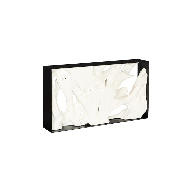 Cast Root Framed Console Table, Resin