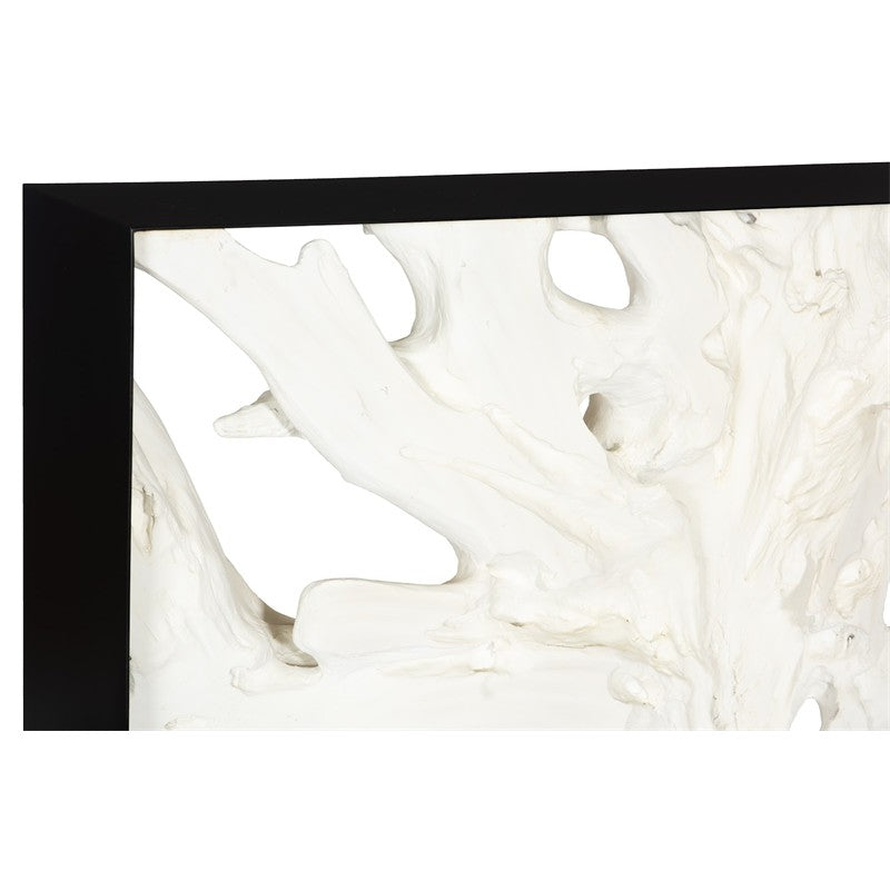 Cast Root Framed Console Table, Resin