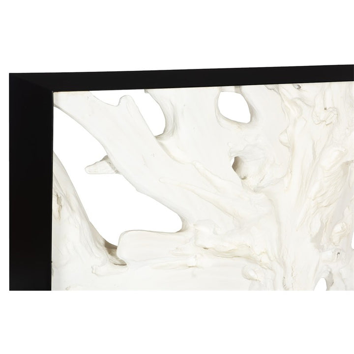 Cast Root Framed Console Table, Resin