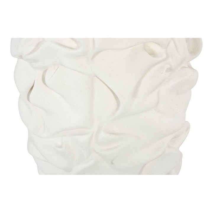 Drape Planter, White Stone